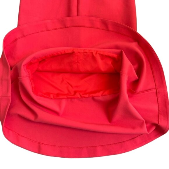 Likely Anabell Red Pink Colorblock Midi Dress Revolve Cocktail Party S - Picture 7 of 14